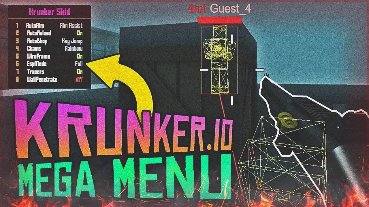 Krunker.io 1.9.9 - FREE HACK - w/ AimBot + ESP + Tracers [WORKING + UNDETECTED]